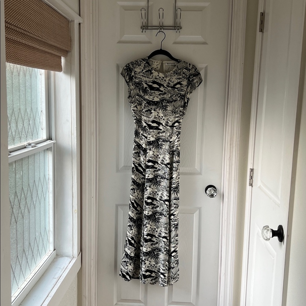 REFORMATION Gavin Dress in Naked Lunch 2